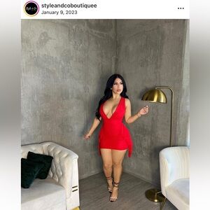 NWT Privy Vibrant Red Dress